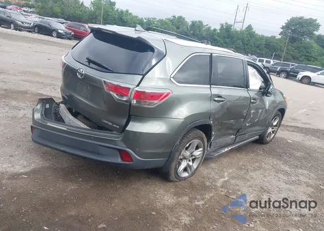 2016 Toyota Highlander Limited/Ltd Platinum from USA, damaged, VIN 5TDDKRFHXGS232092